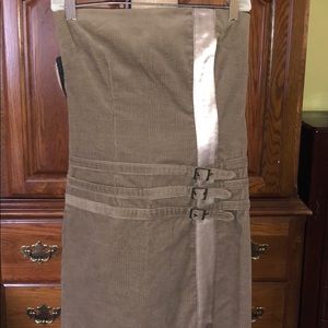 Brown Corduroy Dress